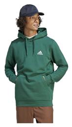 Adidas Essentials Φούτερ Πράσινο με Κουκούλα