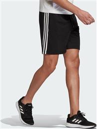 Adidas Essentials French Terry 3-Stripes Αθλητική Ανδρική Βερμούδα Legend Ink