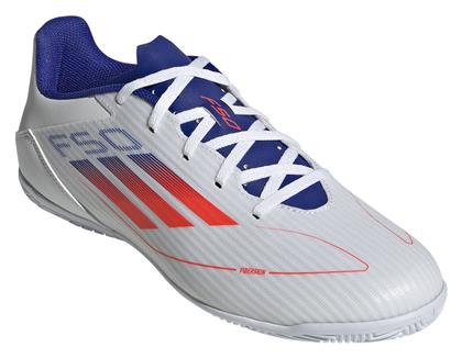 Adidas F50 Club IN Χαμηλά Ποδοσφαιρικά Παπούτσια Σάλας Cloud White / Solar Red / Lucid Blue από το Modivo