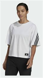 Adidas Future Icons 3 Stripes Αθλητικό Γυναικείο T-shirt Λευκό