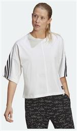 Adidas Future Icons 3-Stripes Γυναικείο T-shirt Λευκό