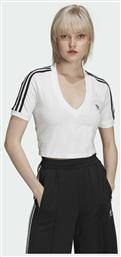 Adidas Γυναικείο Crop Top Κοντομάνικο Καλοκαιρινό Λευκό από το Modivo