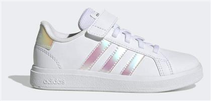 adidas Grand Court Παιδικά Sneakers Cloud White / Iridescent από το Spartoo