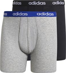 Adidas Linear Brief Ανδρικά Boxer Μονόχρωμα 2Pack από το MybrandShoes