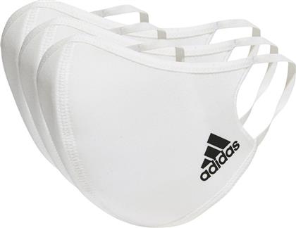 Adidas Μάσκα Προστασίας Υφασμάτινη M/L σε Λευκό χρώμα H34578 3τμχ από το Plus4u