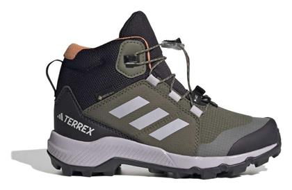 Adidas Παιδικά Μποτάκια Πεζοπορίας Terrex Mid Αδιάβροχα Χακί από το Modivo