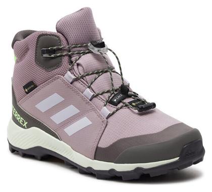 Adidas Παιδικά Παπούτσια Πεζοπορίας Terrex Mid Αδιάβροχα Μωβ