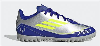 adidas Παιδικά Ποδοσφαιρικά Παπούτσια Messi F50 Club Tf με Σχάρα Ασημί από το SerafinoShoes