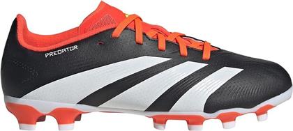 Adidas Παιδικά Ποδοσφαιρικά Παπούτσια Predator 24 League με Τάπες Core Black / Cloud White / Solar Red