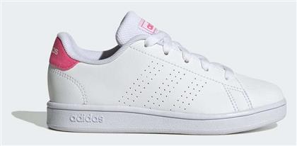 Adidas Παιδικά Sneakers Advantage K Cloud White / Pulse Magenta / Wonder Quartz από το Spartoo