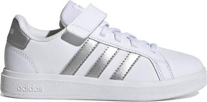 Adidas Παιδικά Sneakers Grand Court 2.0 Matte Silver / Cloud White από το Dpam