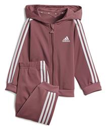 Adidas Παιδικό Σετ Φόρμας Ροζ Sportswear Essentials Shiny από το Zakcret Sports