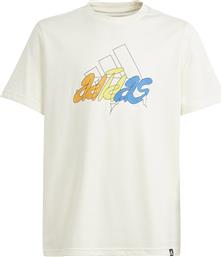 Adidas Παιδικό T-shirt Μπεζ από το MybrandShoes