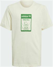 Adidas Παιδικό T-shirt για Κορίτσι Λευκό Tinkerbell Organic Cotton Tee
