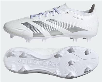 adidas Predator 24 League FG Χαμηλά Ποδοσφαιρικά Παπούτσια με Τάπες Λευκά