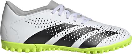 Adidas Predator Accuracy.4 TF Χαμηλά Ποδοσφαιρικά Παπούτσια με Σχάρα Λευκά