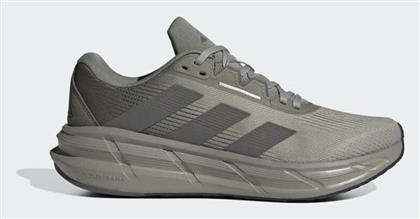 Adidas Questar 3 Ανδρικά Αθλητικά Παπούτσια Running Silver Pebble / Charcoal / Olive Strata