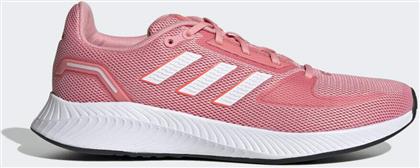 Adidas Run Falcon 2.0 Γυναικεία Αθλητικά Παπούτσια Running Super Pop / Cloud White / Solar Red