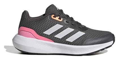 Adidas Runfalcon 3.0 K Αθλητικά Παιδικά Παπούτσια Running με Κορδόνια Gray Six / Crystal White / Beam Pink