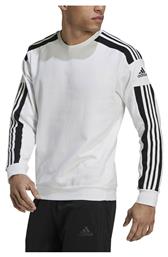Adidas Squadra 21 Ανδρικό Φούτερ Fleece Λευκό