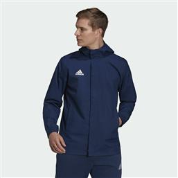 Adidas Teamwear Ανδρικό Χειμωνιάτικο Μπουφάν Navy Μπλε από το MybrandShoes