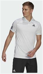 Adidas Tennis Club 3-Stripes Ανδρικό T-shirt Polo Λευκό
