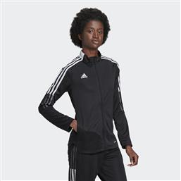 Adidas Tiro 21 Γυναικείο Αμάνικο Αθλητικό Μπουφάν Μαύρο