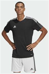 Adidas Tiro 21 Training Jersey Αθλητικό Ανδρικό T-shirt Μαύρο με Λογότυπο από το MybrandShoes