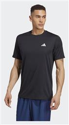 Adidas Tr-Es Base Ανδρικό T-shirt Μαύρο με Στάμπα