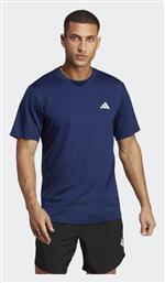 Adidas Train Essentials Αθλητικό Ανδρικό T-shirt Navy Μπλε με Στάμπα από το Zakcret Sports