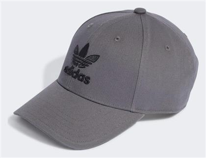 Adidas Trefoil Baseball Cap Jockey Γκρι από το Outletcenter