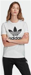 Adidas Trefoil Γυναικείο Αθλητικό T-shirt Λευκό από το MybrandShoes