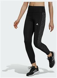 Adidas Zebra Training Γυναικείο Cropped Κολάν Ψηλόμεσο Μαύρο