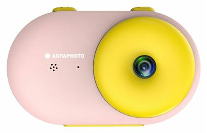 AgfaPhoto Realikids Water Proof Compact Φωτογραφική Μηχανή 32MP με Οθόνη 2.4'' Ροζ