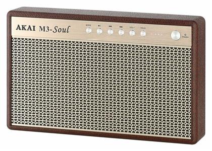 Akai M3-Soul Ηχείο Bluetooth 20W με Διάρκεια Μπαταρίας έως 15 ώρες Καφέ από το Filinda