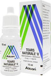 Alcon Tears Naturale II Οφθαλμικές Σταγόνες για Ξηροφθαλμία 15ml από το Pharm24