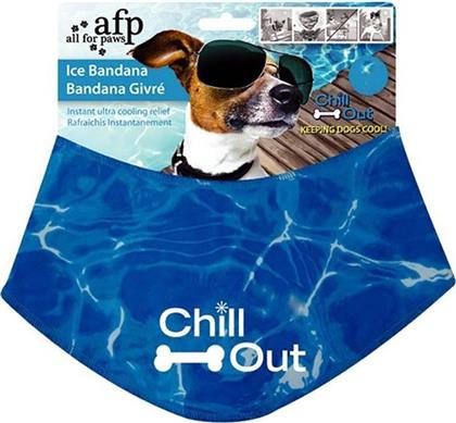 All For Paws Chill Out Μπαντάνα Σκύλου για Δροσιά Μπλε Large σε Μπλε χρώμα Large 44 - 52cm