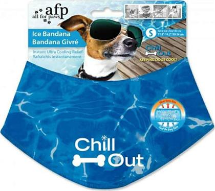 All For Paws Chill Out Μπαντάνα Σκύλου για Δροσιά Μπλε Small 30-36 cm