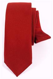 All-over patterned tie in silk jacquard - Red από το Silenzio