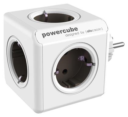 Allocacoc Original PowerCube 5 Θέσεων Χωρίς Καλώδιο Γκρι