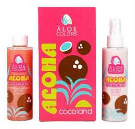 Aloe Colors Aloha Cocoland Set Σετ Περιποίησης για Ενυδάτωση με Body Mist & Λάδι Σώματος 300ml