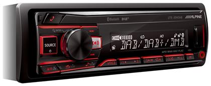 Alpine Ηχοσύστημα Αυτοκινήτου Universal 1DIN (Bluetooth/USB/AUX) με Αποσπώμενη Πρόσοψη