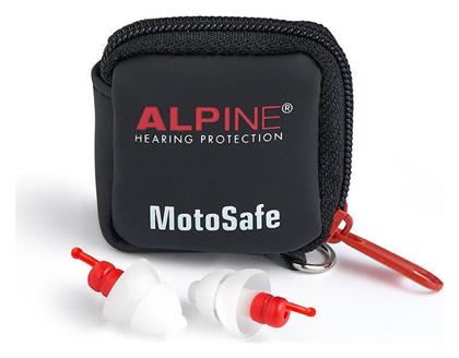 Alpine Motosafe Race Ωτοασπίδες 2τμχ σε Κόκκινο Χρώμα 111.23.111 από το EasyU