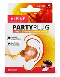 Alpine PartyPlug Ωτοασπίδες σε Διάφανο Χρώμα 2τμχ 111.21.655