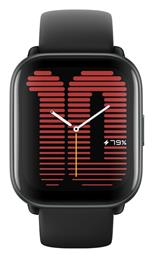 Amazfit Active Aluminium Αδιάβροχο Smartwatch με Παλμογράφο (Midnight Black)