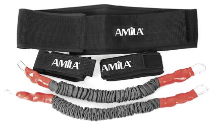 Amila High Jumping Exerciser Σωληνωτά Λάστιχα Γυμναστικής Σετ 2τμχ Πολύχρωμα