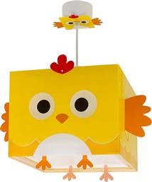 Ango Little Chicken Μονόφωτο Παιδικό Φωτιστικό Κρεμαστό από Πλαστικό 15W με Υποδοχή E27 σε Κίτρινο Χρώμα 24x25cm