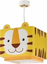Ango Little Tiger Μονόφωτο Παιδικό Φωτιστικό Κρεμαστό από Πλαστικό 23W με Υποδοχή E27 σε Κίτρινο Χρώμα από το 24home