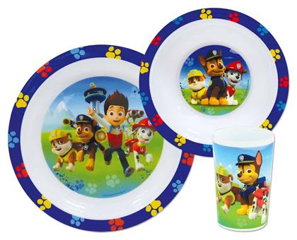 Ango Σετ Φαγητού ''Paw Patrol'' από Πλαστικό Πολύχρωμο 3τμχ για 6+ μηνών από το 24home