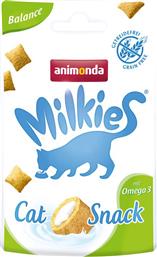 Animonda Milkies Cat Balance Λιχουδιές Σνακ Γάτας Omega 3 30gr από το Plus4u